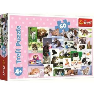 Puzzle O lume a pisicilor - Trefl imagine