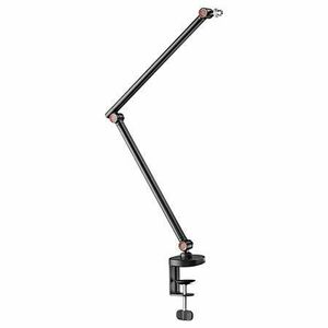 Suport pentru microfon Cabletech UCH0038, rotatie 360°/orizontal (Negru/Rosu) imagine