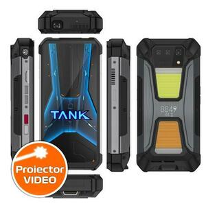 Telefon Mobil Unihertz 8849 Tank 2 Pro, Procesor MT6789 Octa-Core, Ecran IPS LCD touchscreen 6.81inch, 12GB RAM, 256GB Flash, Camera Tripla 100+64+8MP, Wi-Fi, 4G, Dual Sim, Android (Negru) imagine