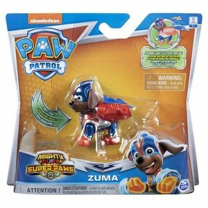 Figurina - Patrula Catelusilor - Super Paws Zuma - Paw Patrol - Spin Master imagine