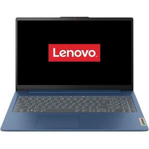 Laptop Lenovo IdeaPad Slim 3 15ABR8 (Procesor AMD Ryzen™ 7 5825U (16M Cache, up to 4.5 GHz), 15.6inch FHD, 16GB DDR4, 1TB SSD, AMD Radeon Graphics, Albastru) imagine