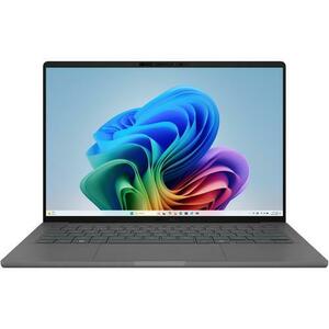 Ultrabook ASUS Zenbook A14 UX3407QA (Procesor Qualcomm Snapdragon X X1-26-100, 14inch WUXGA OLED, 32GB, 1TB SSD, Qualcomm Adreno, Win 11 Pro, Gri) imagine