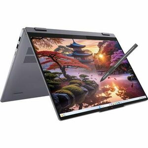 Laptop 2in1 Lenovo IdeaPad 5 16AKP10 (Procesor AMD Ryzen™ Al 7 350 (16M Cache, up to 5.00 GHz) 16inch WUXGA IPS Touch, 16GB LPDDR5X, 1TB SSD, AMD Radeon 860M Graphics, Win 11 Home, Gri) imagine