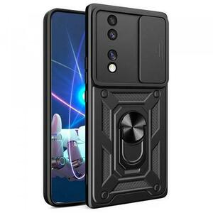 Husa pentru Honor 70, Techsuit, CamShield, Neagra imagine