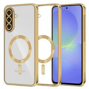 Husa MagSafe pentru Samsung Galaxy A56 A566 / A36 A366, Techsuit, Luxury Crystal, Aurie imagine