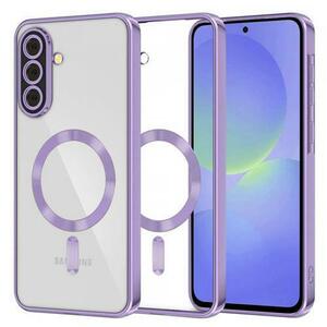 Husa MagSafe pentru Samsung Galaxy A56 A566 / A36 A366, Techsuit, Luxury Crystal, Mov Deschis imagine
