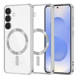 Husa MagSafe Techsuit Luxury Crystal pentru Samsung Galaxy S25 S931 (Argintiu) imagine