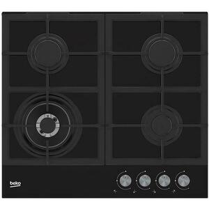 Plita incorporabila Beko Plita incorporabila Beko HILW64225SZG, Gaz, 4 Arzatoare, Arzator Wok, 60 cm (Negru) imagine