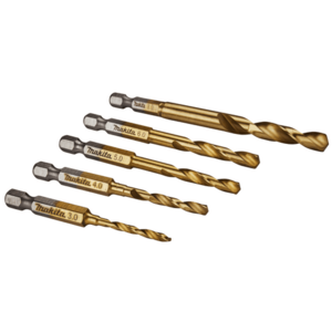 Set burghie metal Makita B-57308, 1/4inch, 5pcs imagine