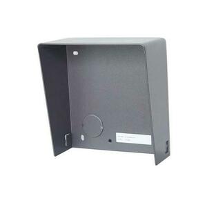 Carcasa protectie ploaie pentru un modul de videointerfon modular Hikvision DS- KABD8003-RS1/S, material otel inoxidabil, montaj aplicat, dimensiuni: 116.4 × 122 × 58 mm imagine