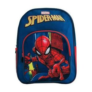 Ghiozdan gradinita Spider Man 21912201_2, 2 compartimente, 32x25x10, 5 cm imagine
