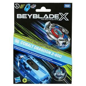 Beyblade X Let It Rip Set Lansator Si Roata Cobalt Dragoon 2-60c imagine