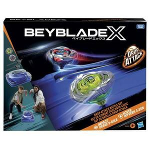 Beyblade X Set De Lupta Drop Atack Impact Drake 9-60lr Si Hover Wyvern 3-85n imagine