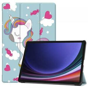 Husa pentru Samsung Galaxy Tab S9 FE / Tab S9 / Tab S10 FE, Techsuit, FoldPro Unicorn (Multicolor) imagine
