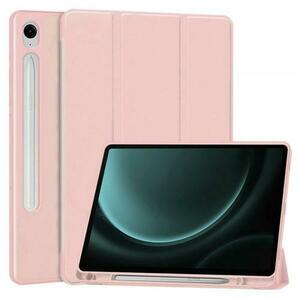Husa pentru Samsung Galaxy Tab S9 FE / Tab S9 / Tab S10 FE, Techsuit, Flex Trifold (Roz) imagine