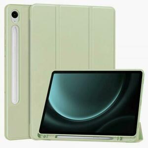 Husa pentru Samsung Galaxy Tab S9 FE / Tab S9 / Tab S10 FE, Techsuit, Flex Trifold (Verde Deschis) imagine
