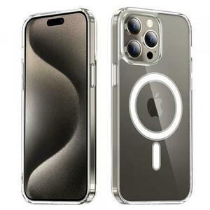 Husa MagSafe Techsuit Pro pentru Apple iPhone 15 Pro Max (Transparent) imagine