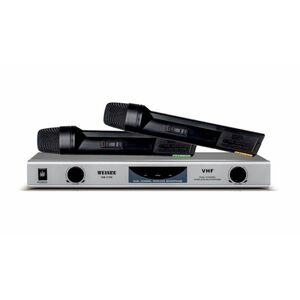 UB Set 2 Microfoane DM-2186 Black Wireless cu receiver imagine