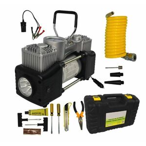 Trusa Compresor auto 12V PREMIUM cu 2 cilindri LIDER MX931 imagine