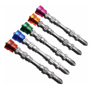 Set 5 Biti de surubelnita magnetica PH2 Otel Multicolor imagine