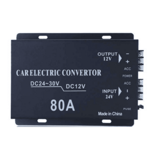 Convertor auto 80A tensiune 24v la 12v imagine