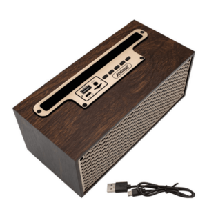 Boxa Bluetooth Andowl Q YX1620 model retro cu suport telefon imagine