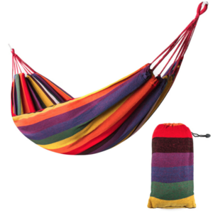 Hamac de 1 persoana cu husa de transport 190 X 80 cm simplu imagine