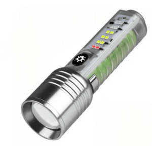 Mini lanterna de mana BL 520D COB + XPE magnetica lupa tip C imagine