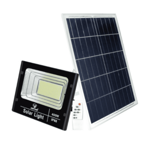 Proiector cu panou solar 400W si telecomanda BJ400W imagine