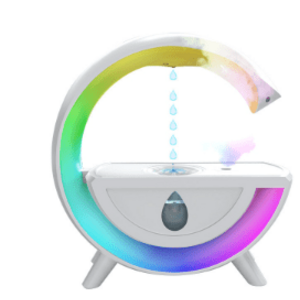 Umidificator cu lumina RGB T00K8S antigravitatie aromaterapie imagine