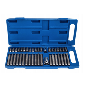 Set profesional bit torx hex spline 40 piese scurte si lungi imagine
