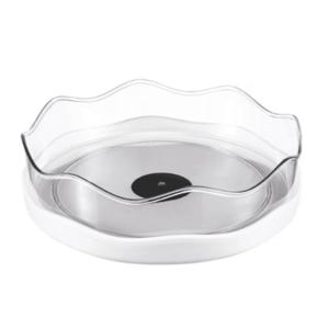 Organizator rotativ 360 grade pentru bucatarie / baie 27 cm alb imagine