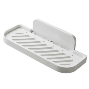 Suport pliabil pentru baie autoadeziv 36 x 15.3 cm alb imagine