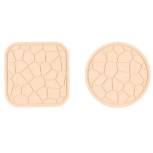 Set 2 suporturi de cauciuc pentru cratite 18 cm BEJ imagine