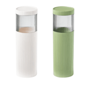 Set 2 pahare pentru pasta/periuta de dinti 20 x 6 cm imagine