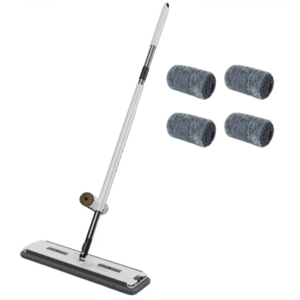 Set mop rotativ cu 4 lavete microfibra imagine