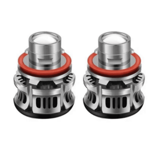 Set 2 becuri V6 auto LED H11 de 100W 6000k lumina alb rece si flux luminos imagine