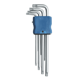 Set 9 chei imbus torx T10 T50 cu brat lung si cap sferic 1.5 - 10 mm imagine
