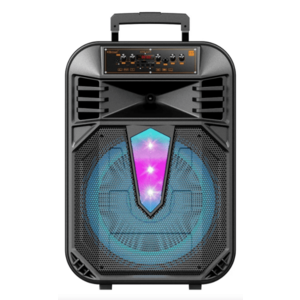 Boxa portabila 15 inch cu microfon KTS 2071 RGB Bluetooth USB SD FM tip TROLLER imagine