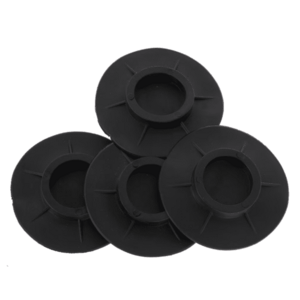 Set 4 picioruse pentru masina de spalat NEGRE imagine