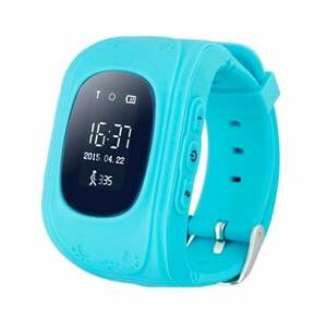 Resigilat Ceas Smartwatch pentru Copii Albastru Q50, Slot Cartela SIM, GPS Tracker, Buton Urgenta SOS, Monitorizare Live imagine