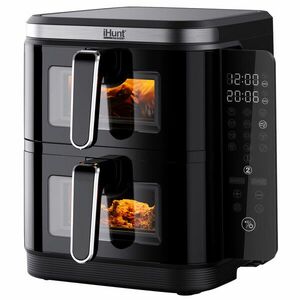 Friteuza cu aer cald iHunt Bro Air Fryer 11L Dual Stack imagine