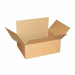 Cutie carton 250x160x80 mm, 3 straturi CO3, 420 g/mp, natur imagine