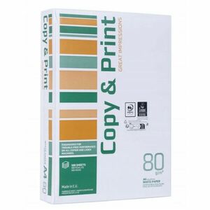 Hartie copiator/imprimanta, format A4, 80 g/mp, top 500 coli imagine