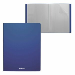Mapa de prezentare Erich Krause Matt Classic, format A4, 30 file, Albastru imagine