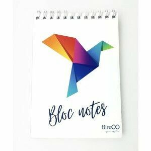 Bloc notes format A6, 50 file, liniatura velin, spirala metalica imagine
