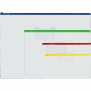 Mapa cu fermoar, Centrum, grosime 0.18 mm, 44.2x32 cm, PVC transparent imagine