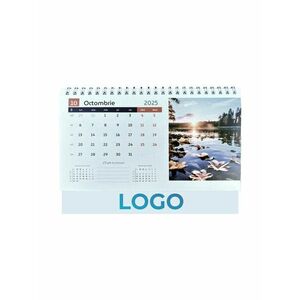 Calendar de birou, 13 file color, 21x10 cm, carton 150 g/mp imagine