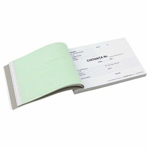 Chitantier A6, 3 exemplare, pagina landscape, autocopiativ imagine