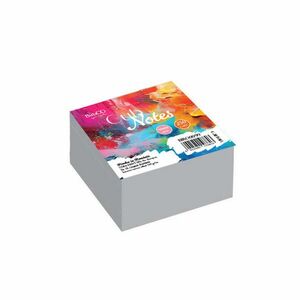 Cub notite BiroCO, 9X9 cm, 250 coli/top, coperta carton, alb imagine